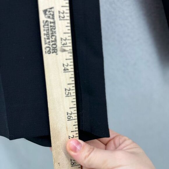 Aritzia Wilfred Crepe Darontal Pull On Pant Cropped Trousers Black Size 2 - Picture 10 of 13